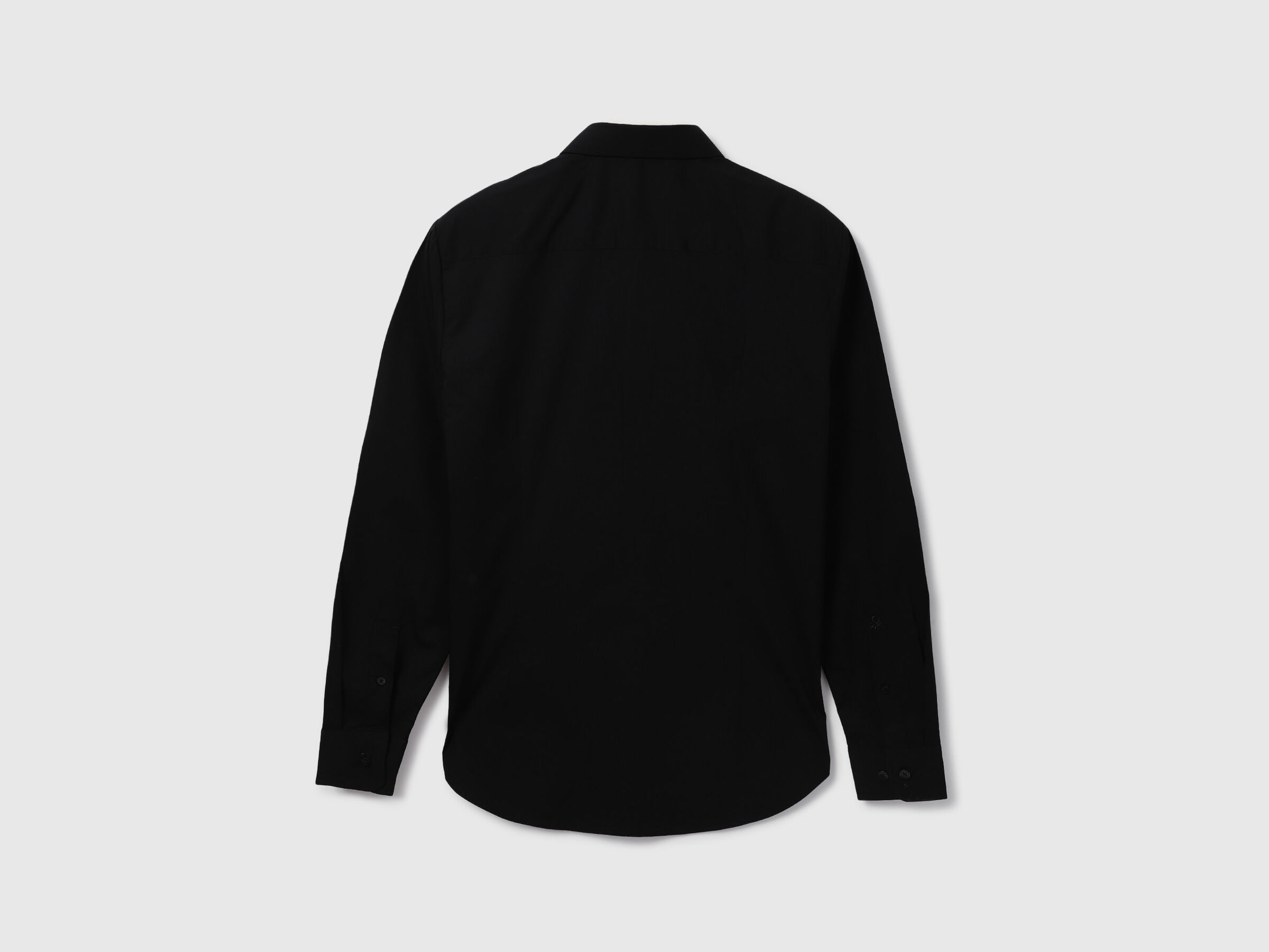 F/S POPLIN STR STRIPE PANEL BLOCK SHIRT image number 8